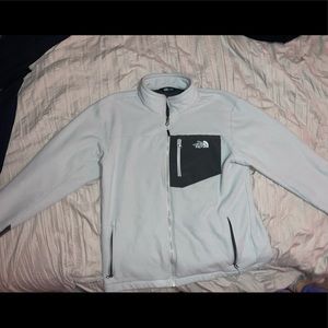 Used Gray Full Zip North Face Jacket
